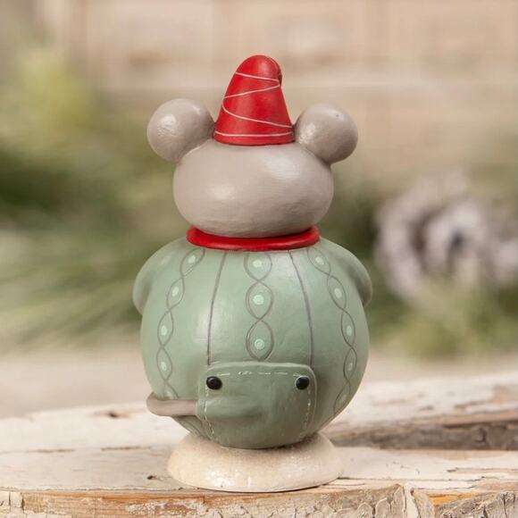Bethany Lowe Johanna Parker Spencer Squeak Dreams Jar Christmas Mouse Merrymint - Picture 2 of 11